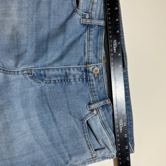 Talbots Flawless Five Pocket Slim Ankle Jeans 14P Light Blue Denim Womens Petite - Picture 7 of 11